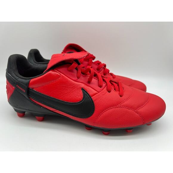 Nike Premier 3 FG Red/Black Soccer Cleats AT5889 606 Men's Size 7 NWT - Picture 11 of 12